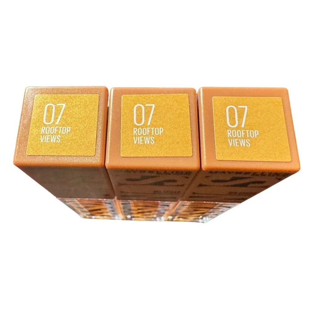 Maybelline Sunkisser Blush 07 Rooftop Views Lot of 3 NEW Sealed Liquid Blush
